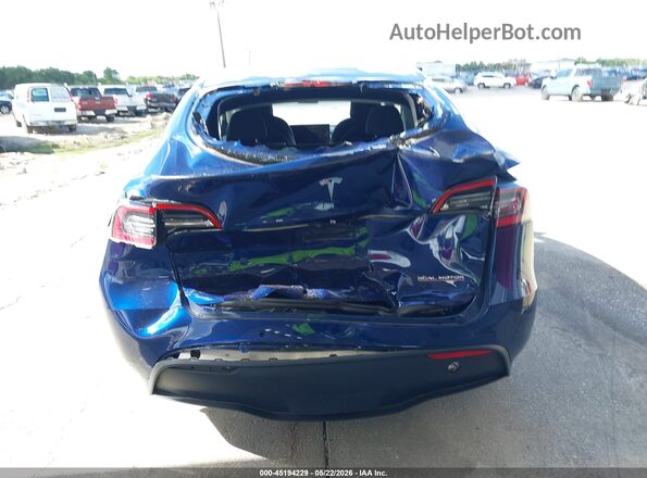 7SAYGDEF6NF382419 2022 TESLA MODEL Y Blue 