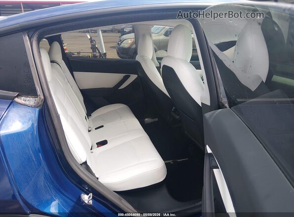 7SAYGDEF6NF392500 2022 TESLA MODEL Y Blue VIN կոդի պիտակի տեսք