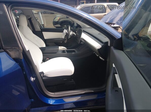 7SAYGDEF6NF392500 2022 TESLA MODEL Y Blue Սալոնի դիմացի տեսք