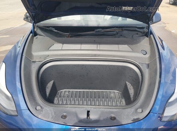 7SAYGDEF6NF392500 2022 TESLA MODEL Y Blue Հետևի տեսք