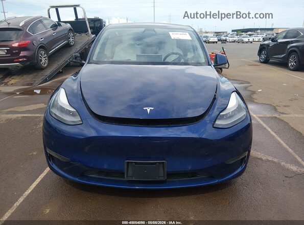 7SAYGDEF6NF392500 2022 TESLA MODEL Y Blue Սարքավորումների վահանակի տեսք