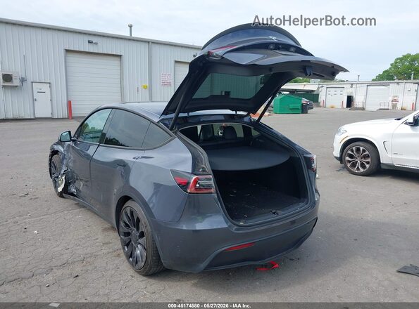 7SAYGDEF6NF533677 2022 TESLA MODEL Y Gray Հետևի ձախ