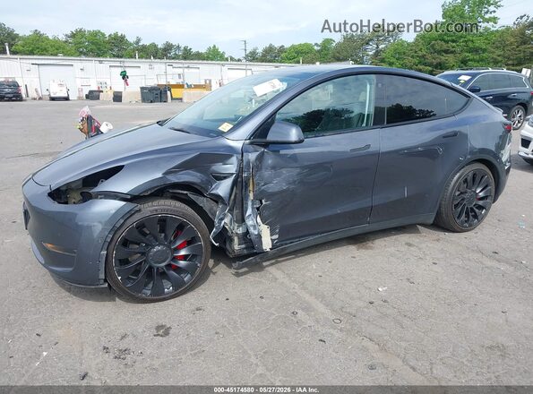 7SAYGDEF6NF533677 2022 TESLA MODEL Y Gray Դիմացի տեսք