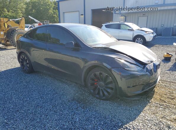7SAYGDEF6RF037378 2024 TESLA MODEL Серый Передняя правая четверть