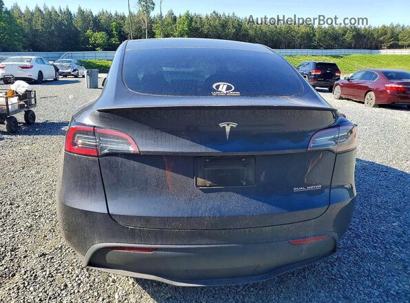 7SAYGDEF6RF037378 2024 TESLA MODEL Серый Вид сзади