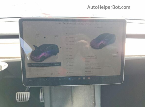 7SAYGDEF6RF037378 2024 TESLA MODEL Серый Вид щитка приборов
