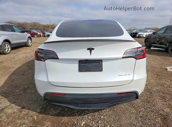 7SAYGDEF6SA353611 2025 TESLA MODEL White Հետևի տեսք