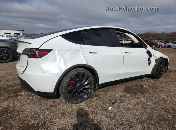 7SAYGDEF6SA353611 2025 TESLA MODEL White Հետևի աջ