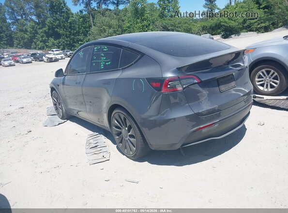 7SAYGDEF7NF465132 2022 TESLA MODEL Y Серый Задняя левая четверть
