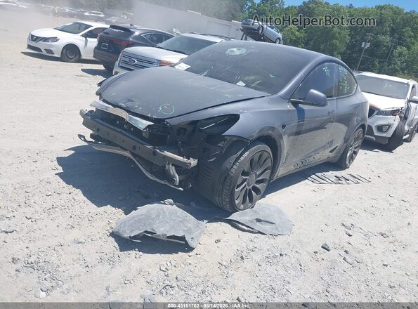 7SAYGDEF7NF465132 2022 TESLA MODEL Y Серый Передняя левая четверть