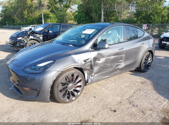 7SAYGDEF7PF910536 2023 TESLA MODEL Y Gray 