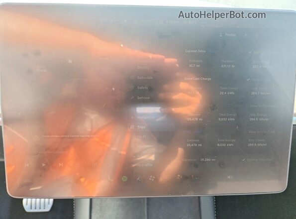 7SAYGDEF7RF037406 2024 TESLA MODEL Черный Вид щитка приборов