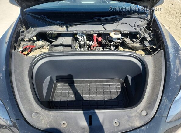 7SAYGDEF7RF037406 2024 TESLA MODEL Черный Вид задней части салона