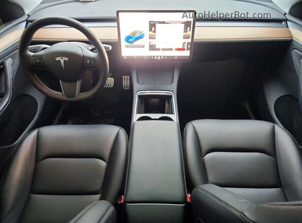 7SAYGDEF7SA342679 2025 TESLA MODEL Blue Widok deski rozdzielczej