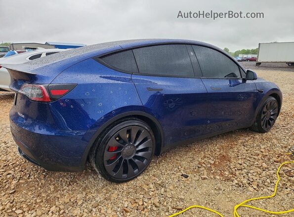 7SAYGDEF7SA342679 2025 TESLA MODEL Blue Tył prawy