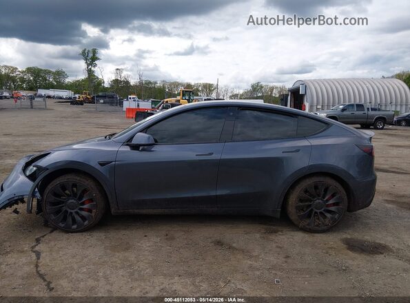 7SAYGDEF8NF564266 2022 TESLA MODEL Y Серый Панорамный вид салона 360°