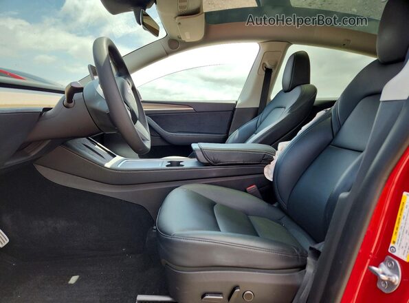 7SAYGDEF8PF740378 2023 TESLA MODEL Red 