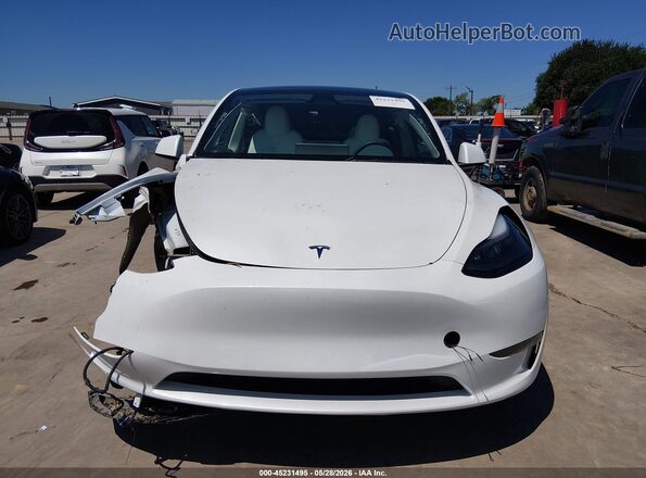 7SAYGDEF8PF782615 2023 TESLA MODEL Y Белый Вид щитка приборов
