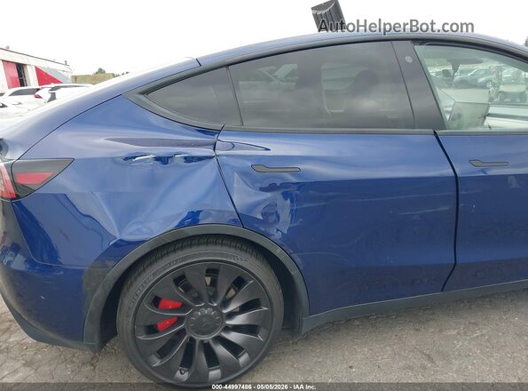 7SAYGDEF9PF664833 2023 TESLA MODEL Y Dark Blue 