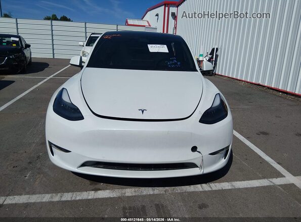 7SAYGDEFXNF465951 2022 TESLA MODEL Y Белый Вид панели приборов