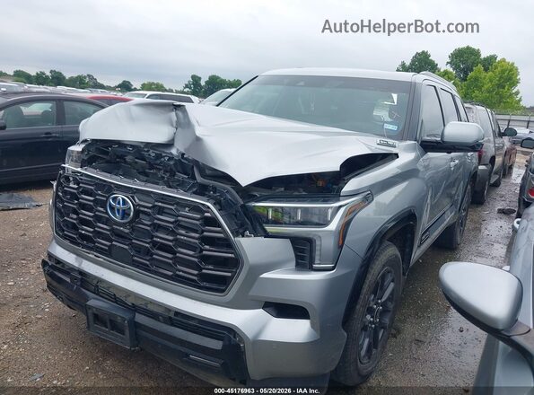 7SVAAAAA4PX002372 2023 TOYOTA SEQUOIA Silver Передня ліва чверть