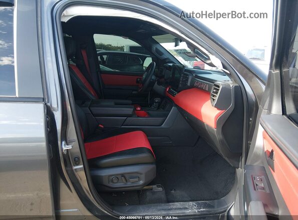 7SVAAABA0SX062978 2025 TOYOTA SEQUOIA Gray Սալոնի դիմացի տեսք