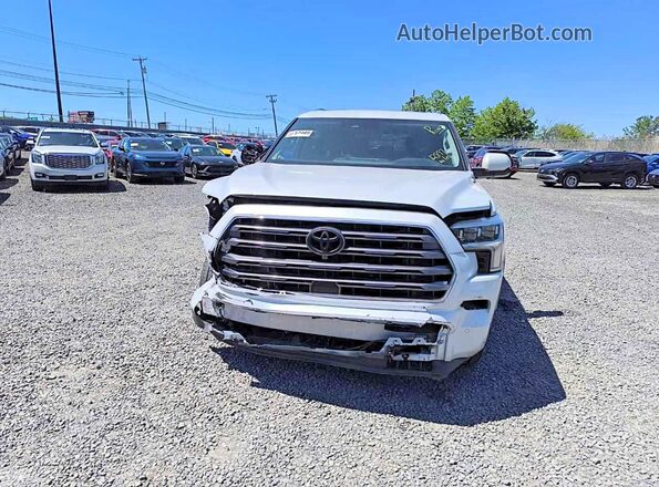 7SVAAABA1RX043351 2024 TOYOTA SEQUOIA White Դիմացի տեսք