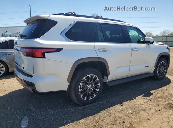 7SVAAABA3PX005553 2023 TOYOTA SEQUOIA Белый Задняя правая четверть