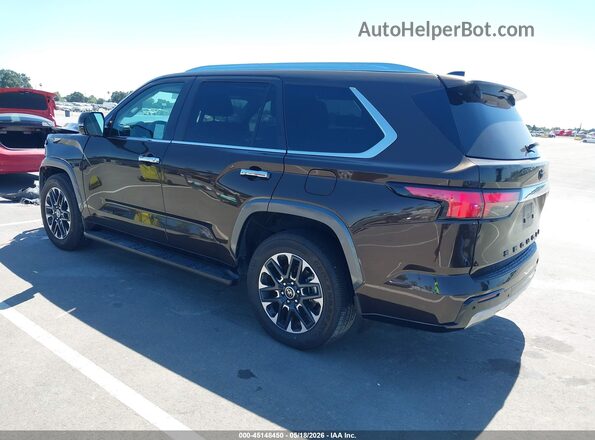 7SVAAABA4RX025880 2024 TOYOTA SEQUOIA Brown Հետևի ձախ