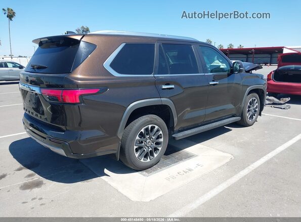 7SVAAABA4RX025880 2024 TOYOTA SEQUOIA Brown Հետևի աջ
