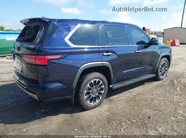 7SVAAABA4RX030867 2024 TOYOTA SEQUOIA Navy Задня права чверть