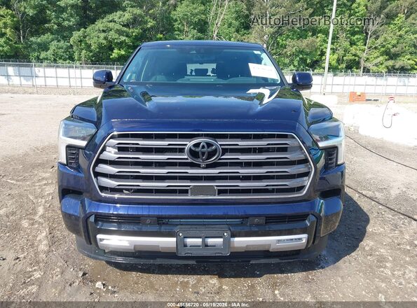 7SVAAABA4RX030867 2024 TOYOTA SEQUOIA Navy Вид задньої частини салону