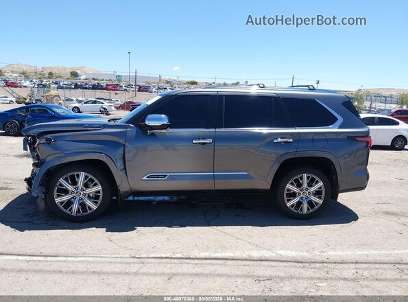 7SVAAABA5PX017896 2023 TOYOTA SEQUOIA Gray Widok wnętrza 360 stopni