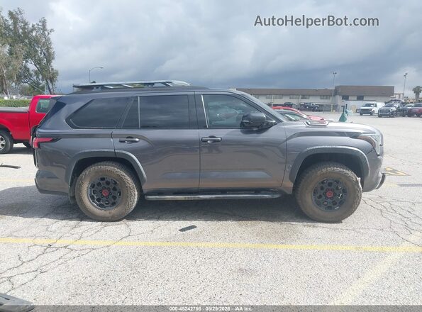 7SVAAABA7PX019214 2023 TOYOTA SEQUOIA Gray Սալոնի հետևի տեսք