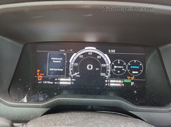 7SVAAABA7SX053727 2025 TOYOTA SEQUOIA Tan Instrument cluster view