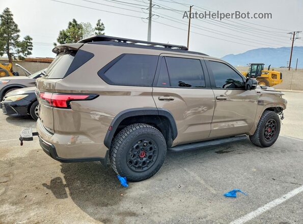 7SVAAABA7SX053727 2025 TOYOTA SEQUOIA Tan Rear right
