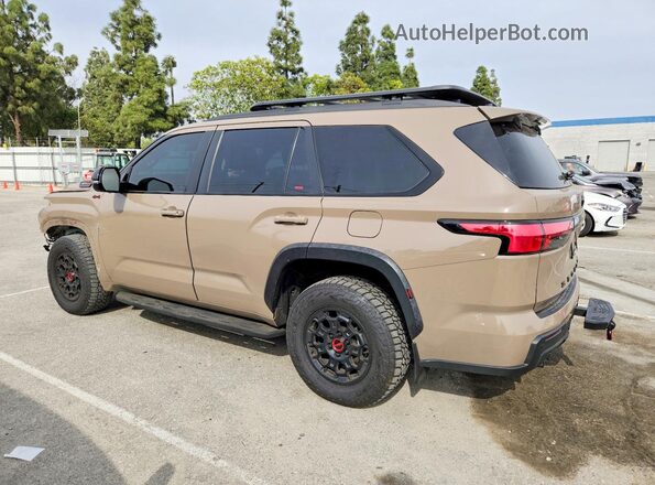 7SVAAABA7SX053727 2025 TOYOTA SEQUOIA Tan Rear left