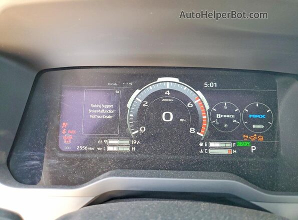 7SVAAABA7TX081304 2026 TOYOTA SEQUOIA Black Vista del cuadro de instrumentos