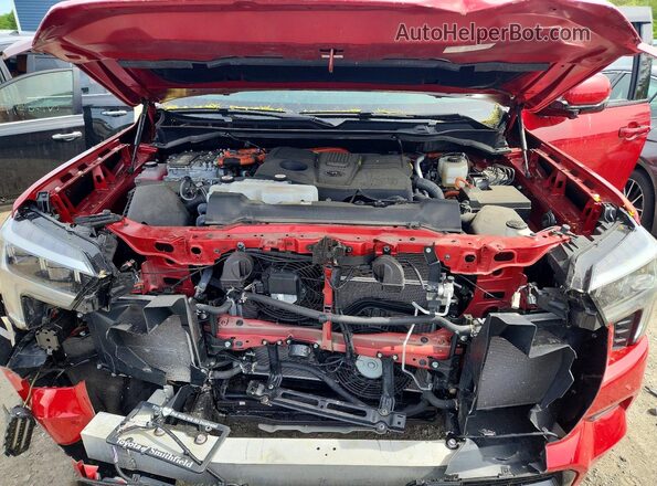 7SVAAABA8PX017973 2023 TOYOTA SEQUOIA Красный Вид подкапотного пространства