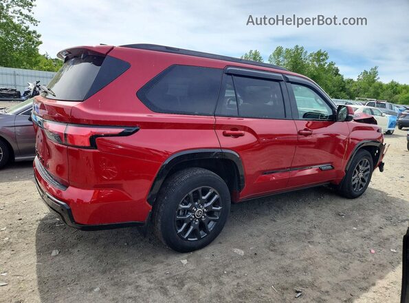 7SVAAABA8PX017973 2023 TOYOTA SEQUOIA Красный Задняя правая четверть