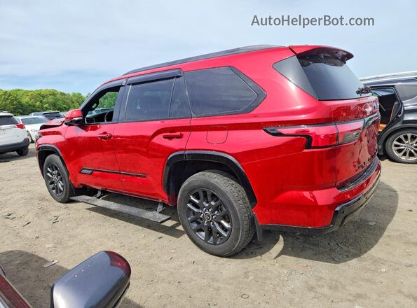 7SVAAABA8PX017973 2023 TOYOTA SEQUOIA Красный Задняя левая четверть