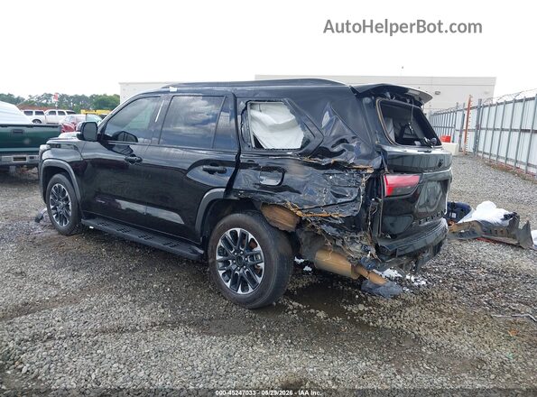 7SVAAABA8RX036333 2024 TOYOTA SEQUOIA Черный Задняя левая четверть