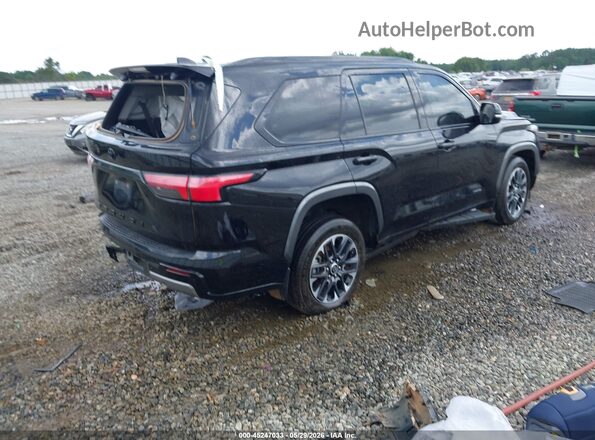 7SVAAABA8RX036333 2024 TOYOTA SEQUOIA Черный Задняя правая четверть