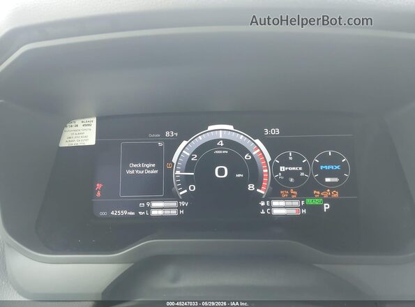 7SVAAABA8RX036333 2024 TOYOTA SEQUOIA Черный Вид задних сидений