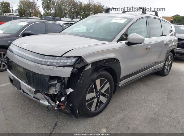 7YAMUFS37TY009552 2026 HYUNDAI IONIQ 9 Gray წინა მარცხენა ხედი სამი მეოთხედიდან