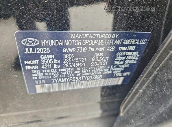 7YAMYFS53TY007996 2026 HYUNDAI IONIQ Black 
