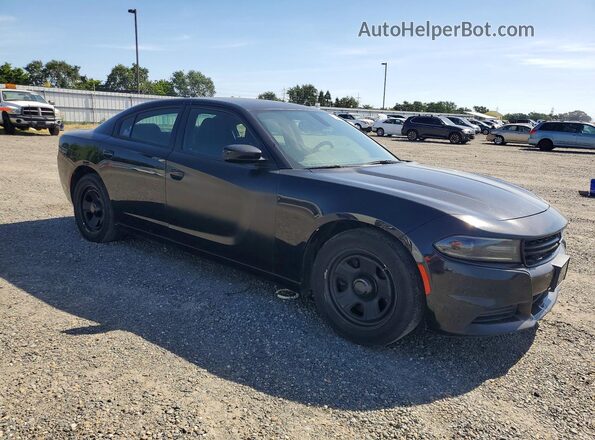 2C3CDXAG6HH649125 2017 DODGE CHARGER Black Front view