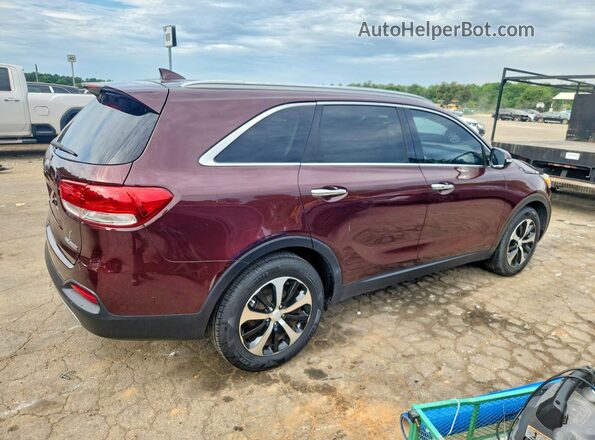 5XYPH4A17HG211823 2017 KIA SORENTO Burgundy 