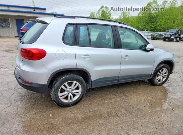 WVGBV7AX3HK013626 2017 VOLKSWAGEN TIGUAN Silver 