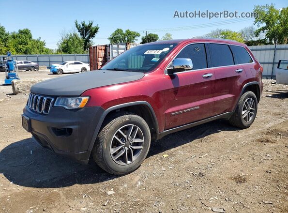 1C4RJEBG6KC656491 2019 JEEP CHEROKEE Red Trasero izquierdo